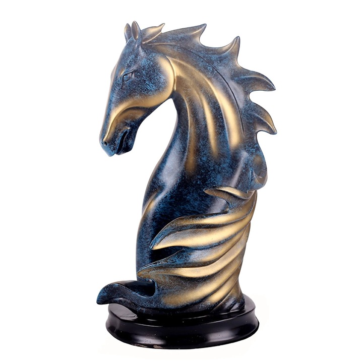 Suport sticle vin YANYXR, rasina, 29x16cm, albastru