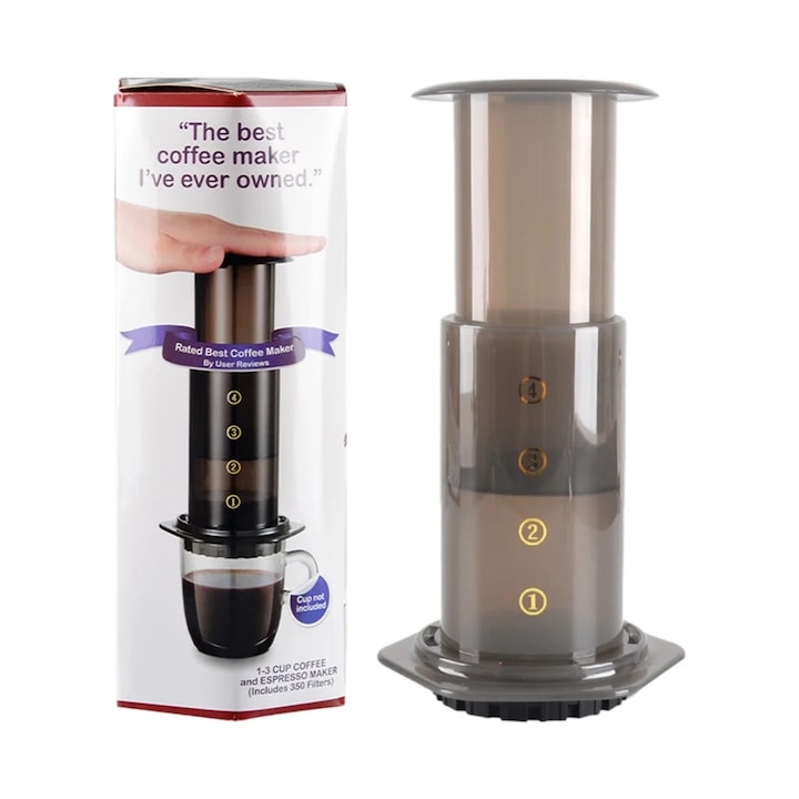 Presa cafea portabila YANYXR plastic compacta 15x10x10cm