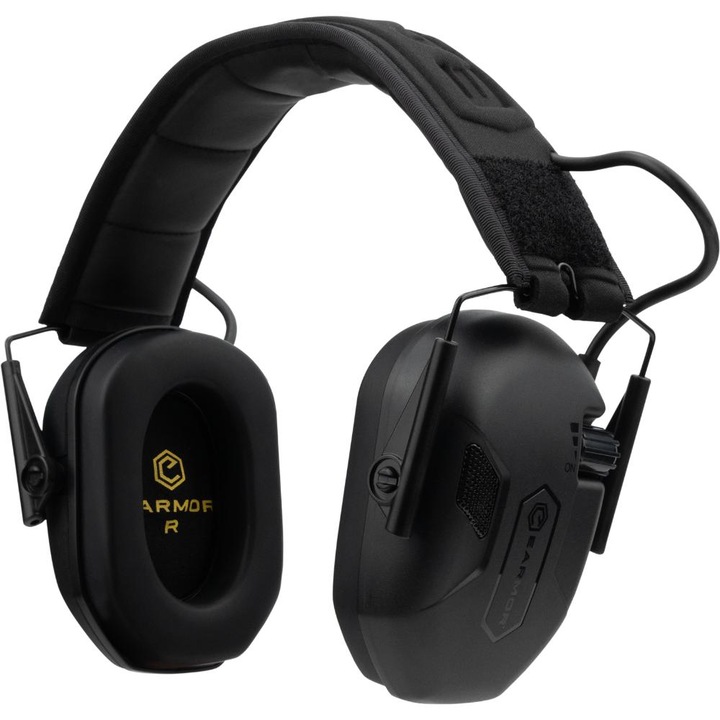 Casti electronice, Earmor M300A, protectie auditiva, design ergonomic, negru