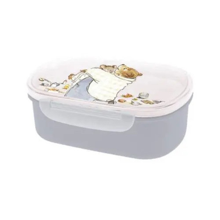 Uzsonnásdoboz, Maison petit Jour, 15x10cm, fehér