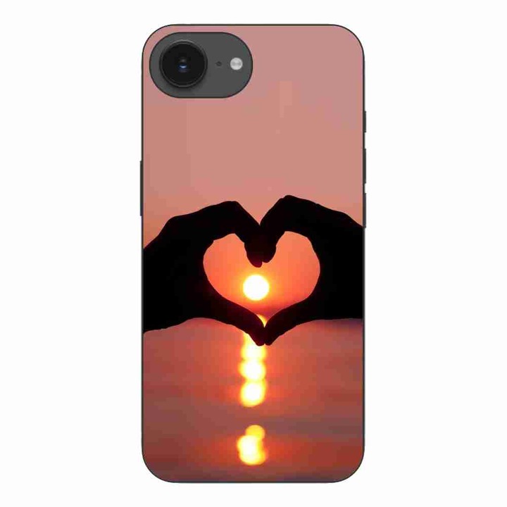 Husa compatibila cu Apple iPhone 16e Silicon Gel Tpu Model Glow of Love
