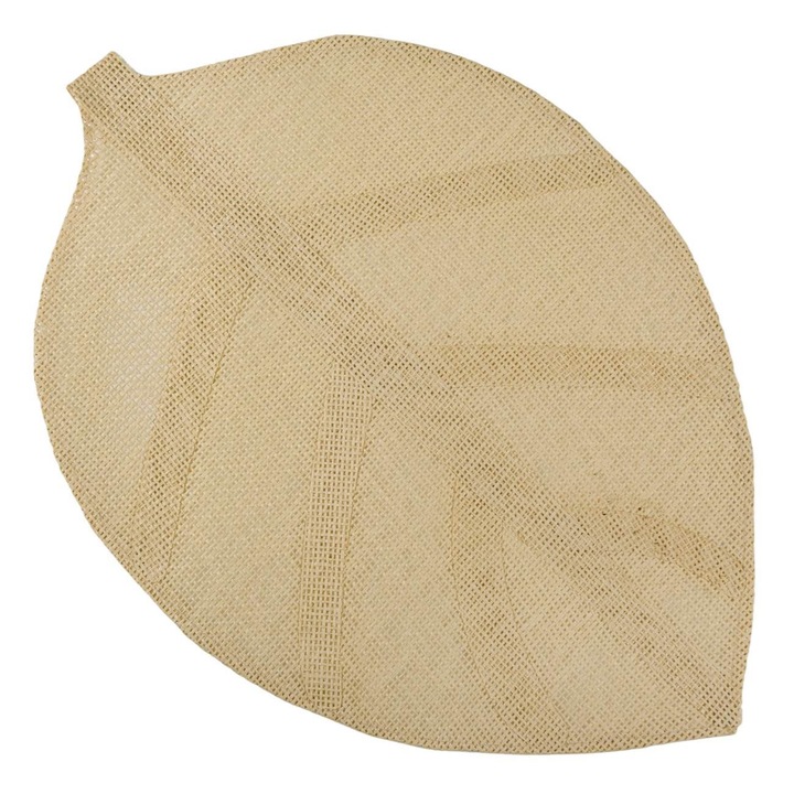 Suport Farfurii de Vara, Bej, Frunza, 46x31cm
