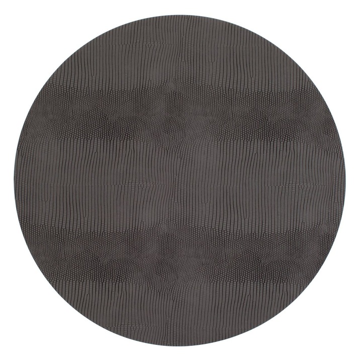 Suport Farfurie Rotund Taupe Croco Ø38cm