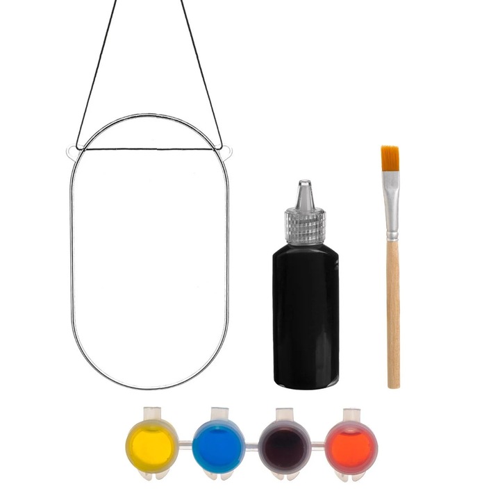 Set Creativ ”Pictati un Vitraliu” cu Vopsea