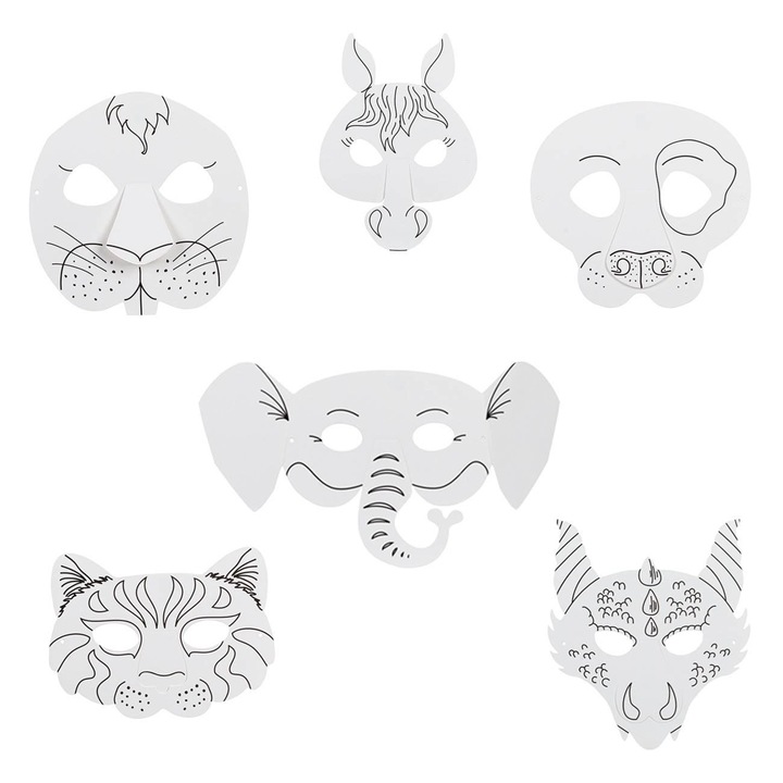 Set creatie masti - 6buc