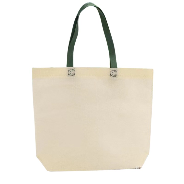 Чанта, голям капацитет, 33x26x10 см, бежова, полипропилен