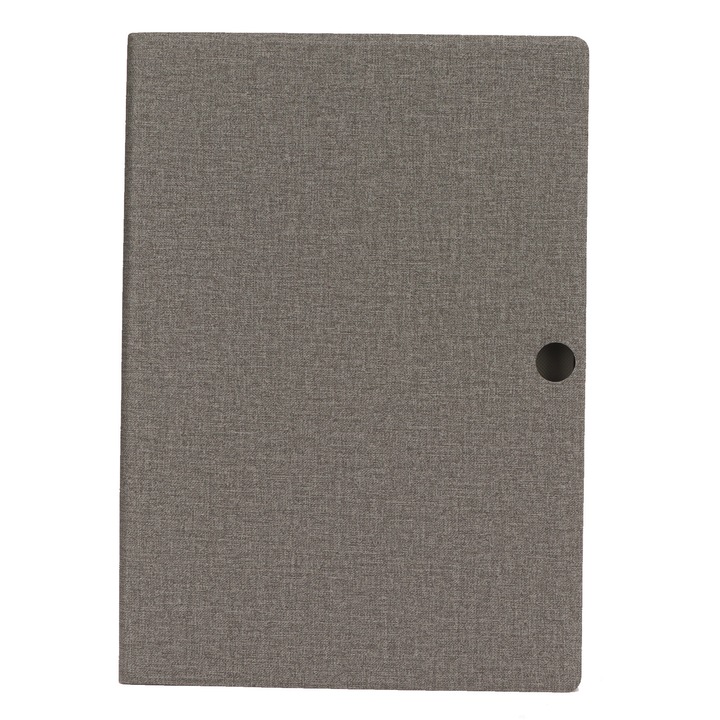 Husa tableta, piele artificiala, rezistenta la apa, gri, ajustabila, pentru Cube Iplay9T