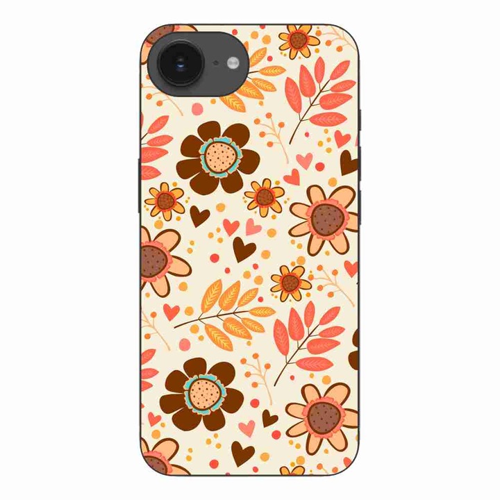 Husa compatibila cu Apple iPhone 16e Silicon Gel Tpu Model Loving Autumn