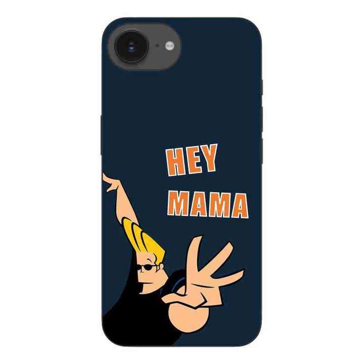 Husa compatibila cu Apple iPhone 16e Silicon Gel Tpu Model Mesaj Hey Mama