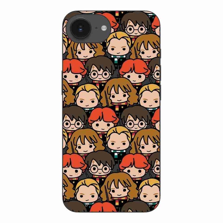 Husa compatibila cu Apple iPhone 16e Silicon Gel Tpu Model Harry Potter Pattern Faces
