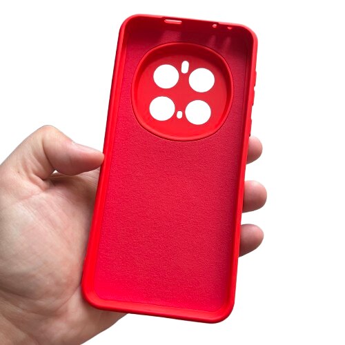 Husa Soft Catifea compatibila cu Honor Magic 7 Pro, Rosu