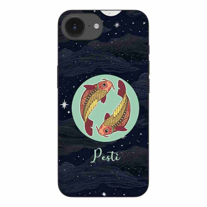 Husa compatibila cu Apple iPhone 16e Silicon Gel Tpu Model Horoscop Pesti