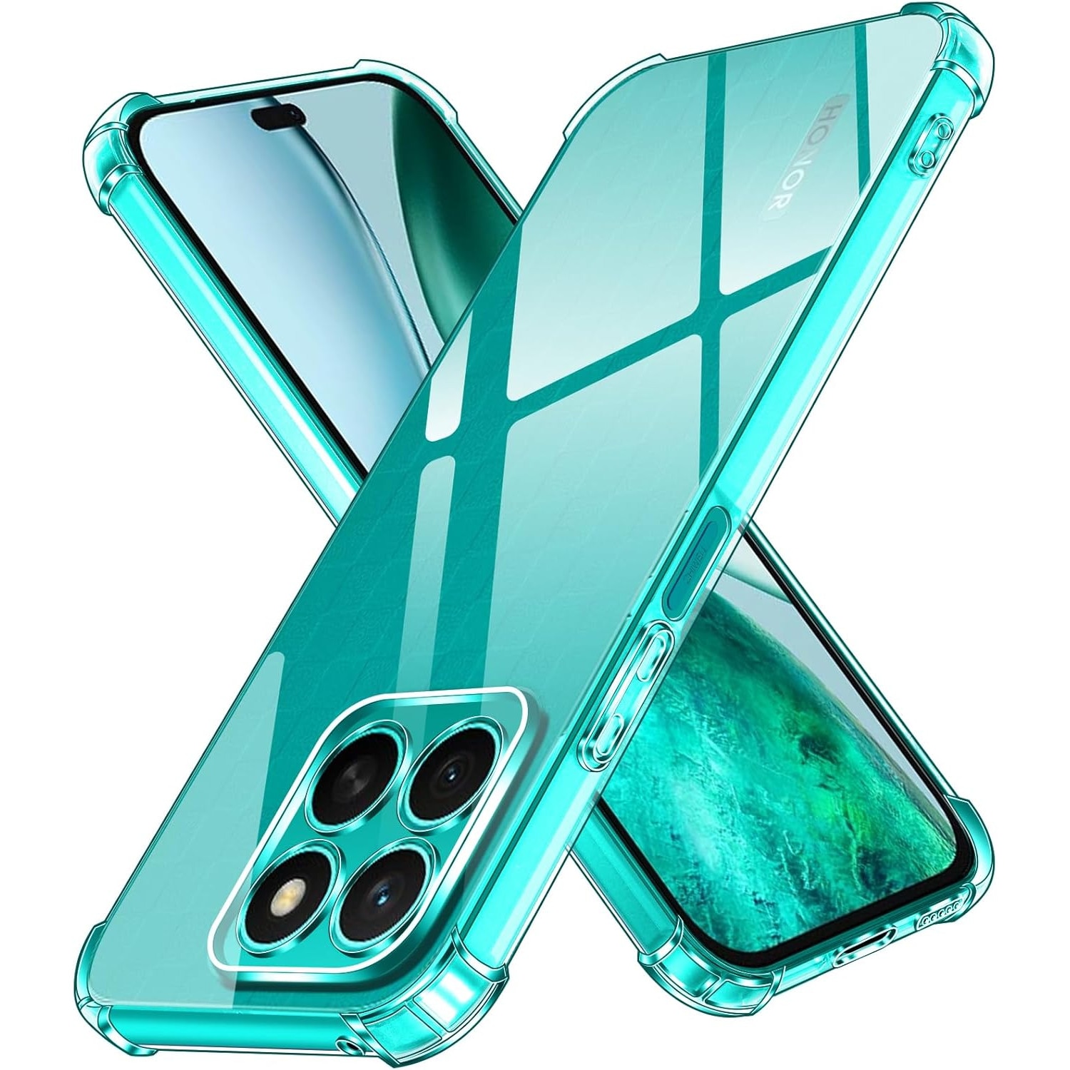 Husa pentru Honor X8c Slim Anti-Shock 1.5mm reinforced 4 corners Transparent