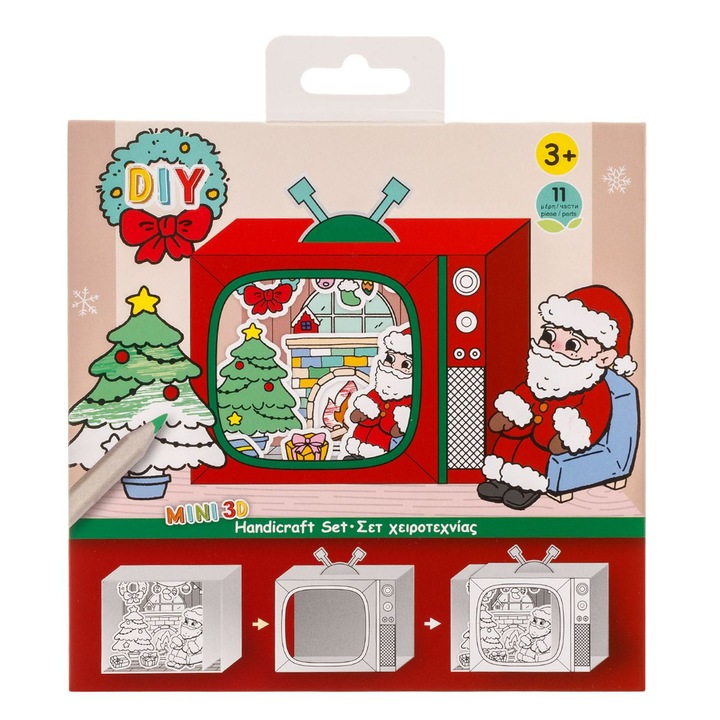 Mini Set Creativ 3D Mos Craiun