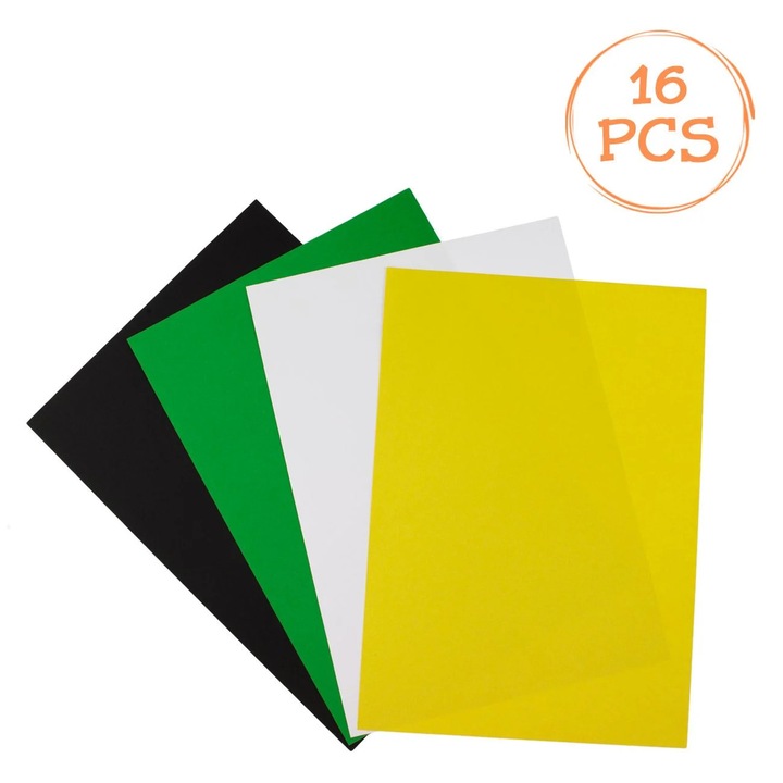 Set Hartie Colorata A4 de 4 Culori pentru Creatii 150gsm - 16F