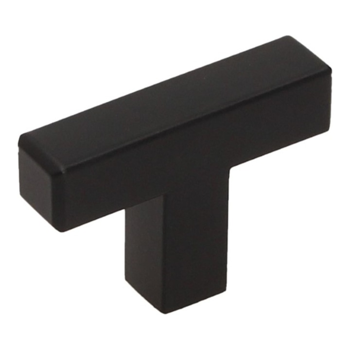 Maner usa GAMET, model GS86, negru mat, design minimalist, din otel inoxidabil