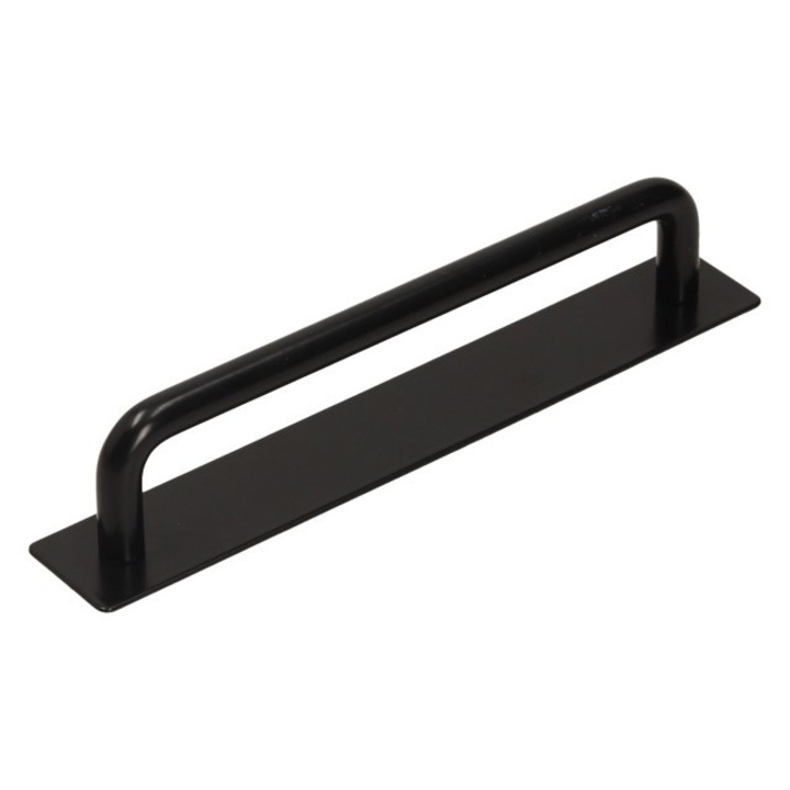 Дръжка US33, супер матово черно, 128 мм