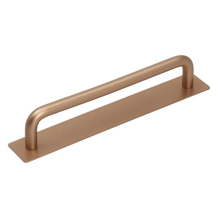 Дръжка US33, сатенено розово злато, 128 мм