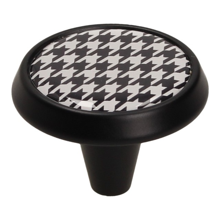 GAMET bútorgomb, GU09, fekete/fehér