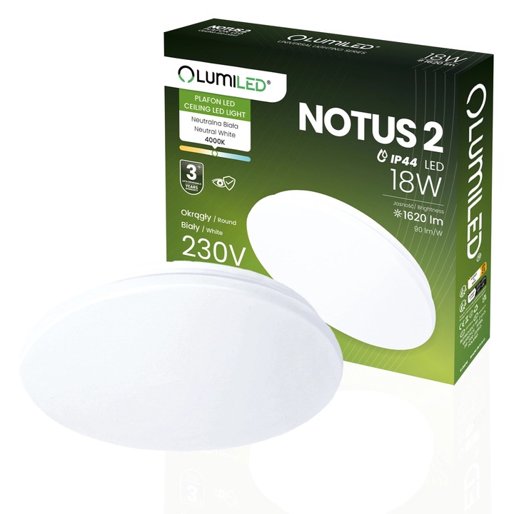 Lumiled LED mennyezeti lámpa, 18W, IP44, 33 cm