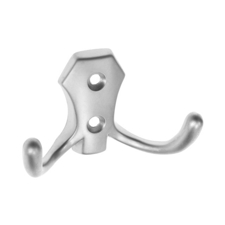 Cuier, GAMET, WP89, crom satinat, 2 agatatori