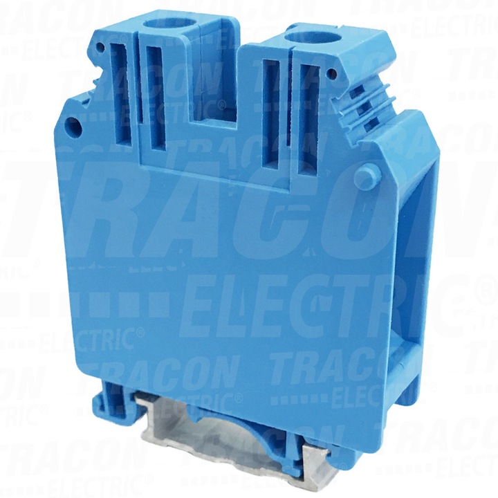 Tracon Electric клема за свързване на шина, с винт за нула, синя, 6-35mm2, 1000VAC, 150A