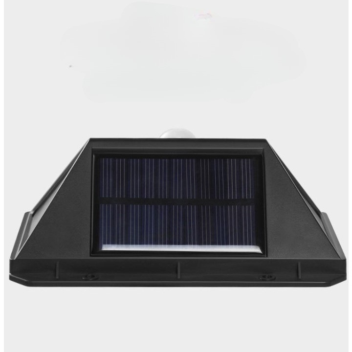 Lampa cu incarcare solara pentru exterior, 100 LED cu distanta de inductie, montaj pe perete, fara cabluri, cu 4 fete, OEM