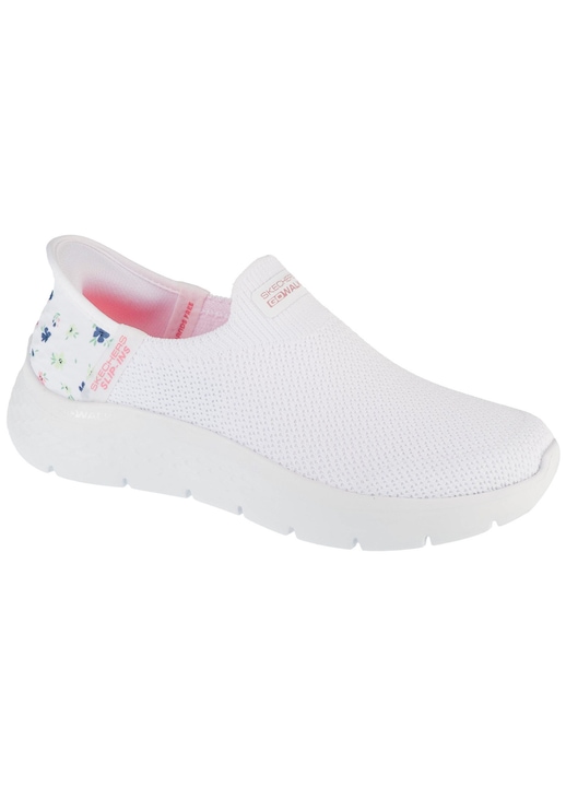 Pantofi sport, Skechers Slip-Ins: GO WALK Flex - Sunset Rose 124822, Alb