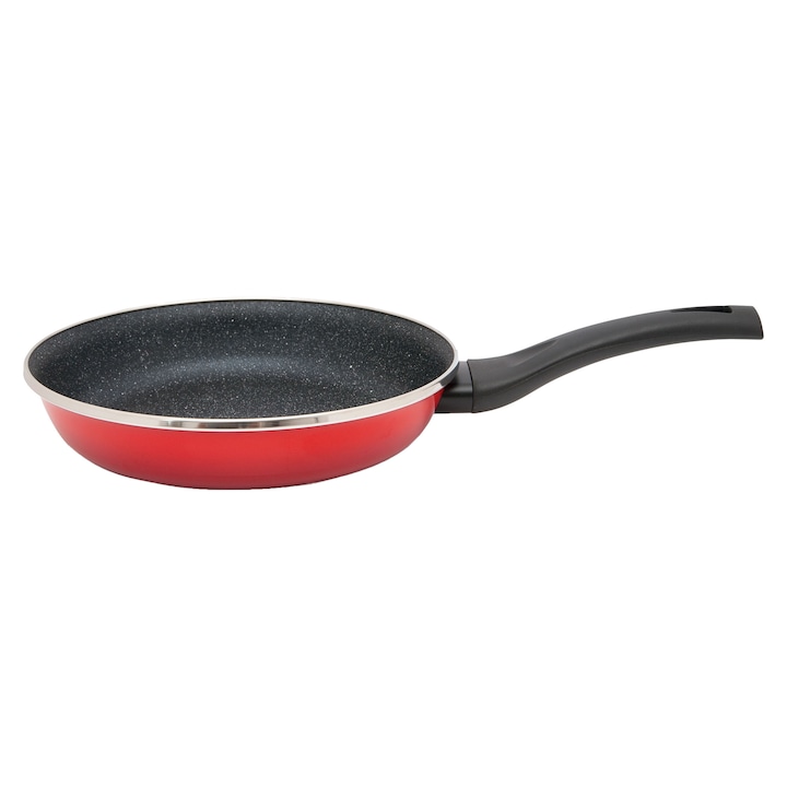 Tigaie Metalac Granit Induction rosu 22cm 1.25l