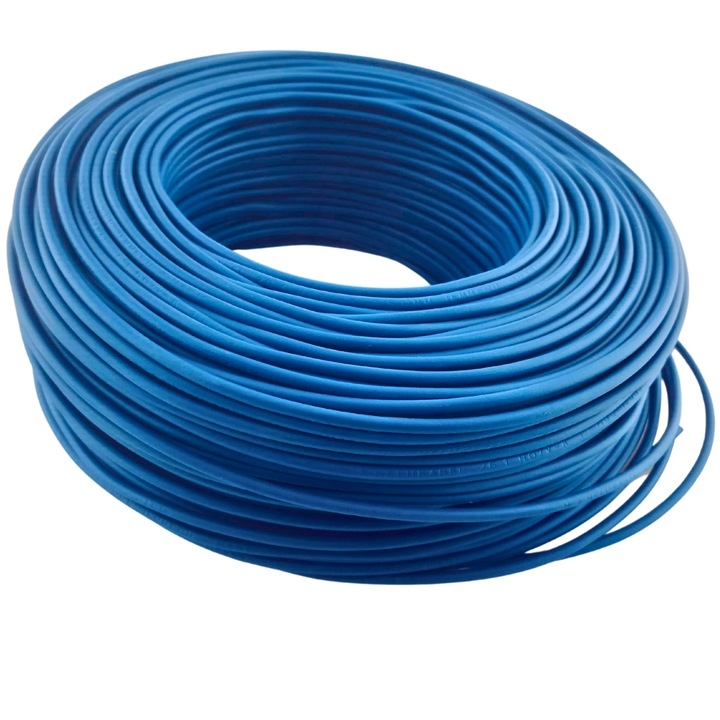 Cablu electric, Helukabel H07V-K 1,5mm, 1 fir, PVC, albastru, 100m