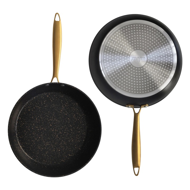 Alumínium serpenyő Edenberg, 28cm, márványos tapadásmentes bevonattal EB-7467