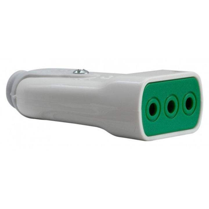 Prize F-ELEKTRO gniazdo plat 10A 250V, alb