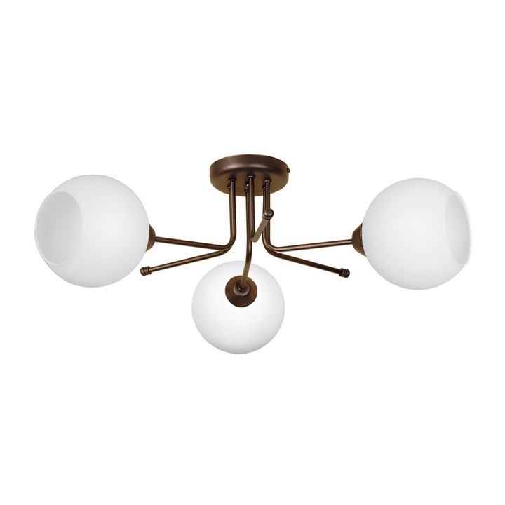 Полилей Lightstyle Розета, 3хЕ27, Патина/Бял