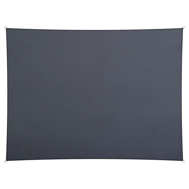 Сенник Dacenergy, За Тераса, Балкон, Градина, Плътен PE Плат 180 G/M², Водоустойчив, С 4 Връзки За Закрепване, Правоъгълна Форма, 400 X 300 Cm, Сив