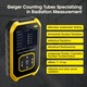Detector de radiatii Geiger GC-01, alarma inteligenta, portabil, 0.00uSv-500.0mSv, 48KeV-1.5MeV, functionare cu o singura mana