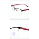 Ochelari de vedere STYLION, model STL281, +2.00, protectie Blue Light, antireflex, negru/rosu, set complet