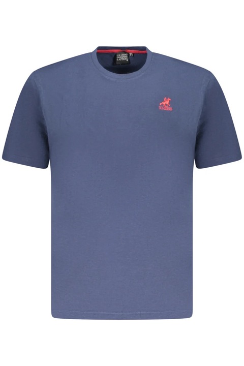 U.S. Grand POLO Tricou barbati simplu din bumbac cu logo brodat, bleumarin, Bleumarin