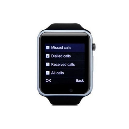 Ceas Smartwatch cu Telefon MCZ MC08+, Model 2017, Camera 1,3 Mpx, Apelare BT, LCD Capacitiv 1.54