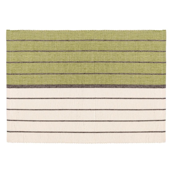 Suport Farfurii de Bumbac Ecru Bej Kaki 42x30cm