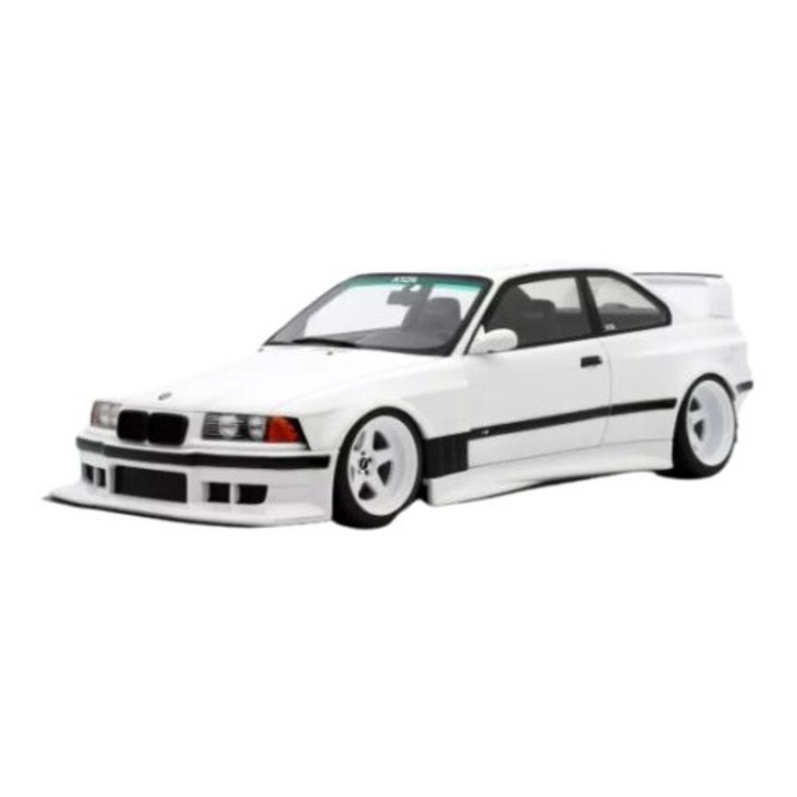 Macheta auto Bmw E36 Khyzyl Saleem Alpine White 300 2022 1:18 Otto Models (Ot1051)