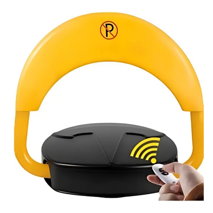 Macvi® заключване за паркиране с дистанционно управление, електрическо управление, работа на батерия, автоматична защита на достъпа, издръжлив дизайн