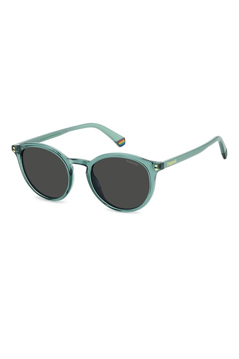 Polaroid, Ochelari de soare pantos unisex cu lentile polarizate, 51-20-140, Turcoaz