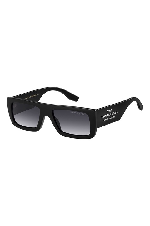 Marc Jacobs, Унисекс слънчеви очила Wrap, 53-18-145, Черен