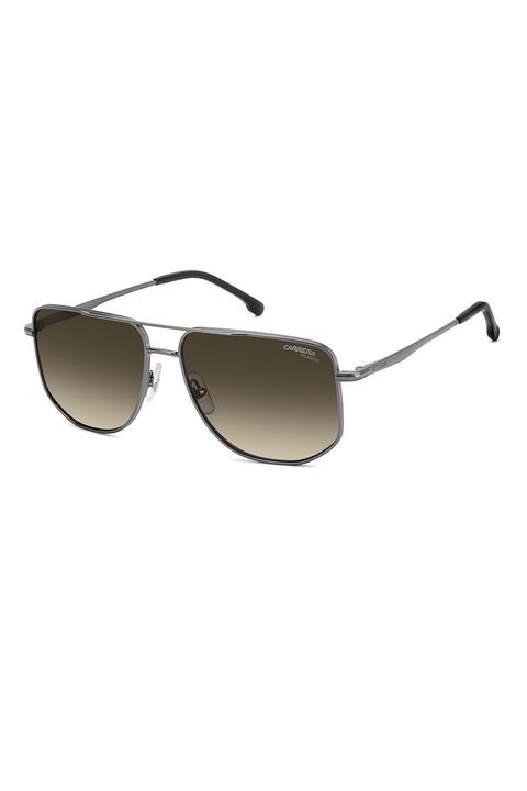 Carrera, Слънчеви очила Aviator с метална рамка, 59-15-145, Тъмносребрист