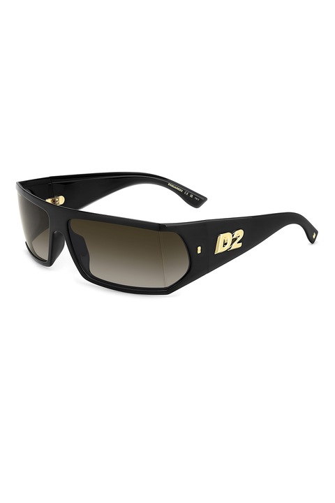 Dsquared2, Ochelari de wrap cu logo, 73-15-120, Negru