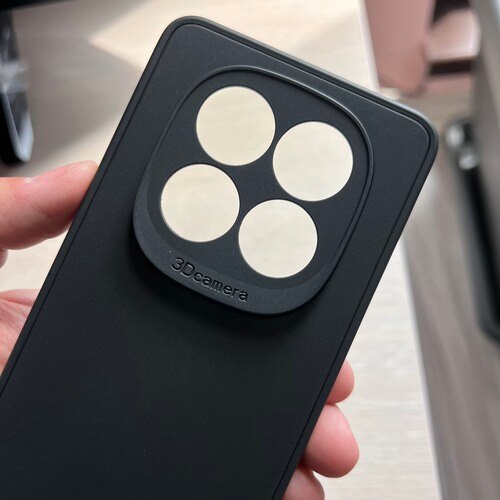 Husa Soft Tpu compatibila cu Xiaomi Redmi Note 14 Pro 5G, Negru mat