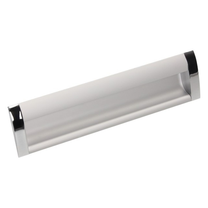 UA08 fogantyú, natúr alumínium, fényes króm, 160 mm GAMET