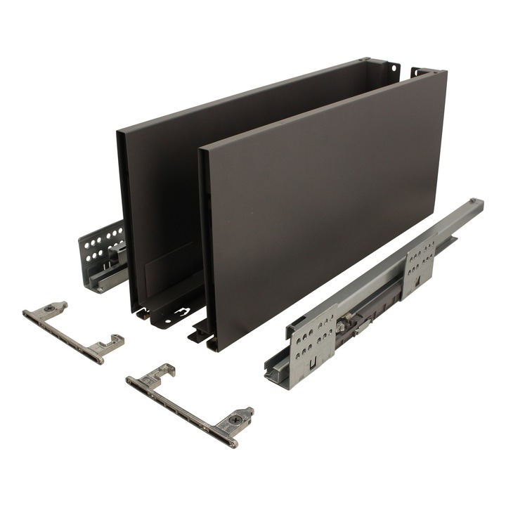 GAMET S-BOX fiók, magas, antracit, 500 mm