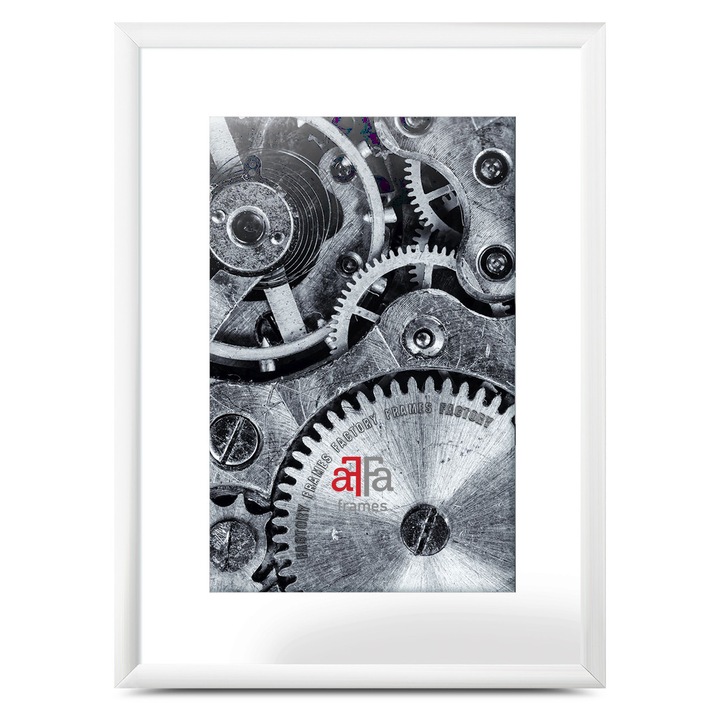 Ramka na zdjęcie 24x30 cm aluminiowa w kolorze białym