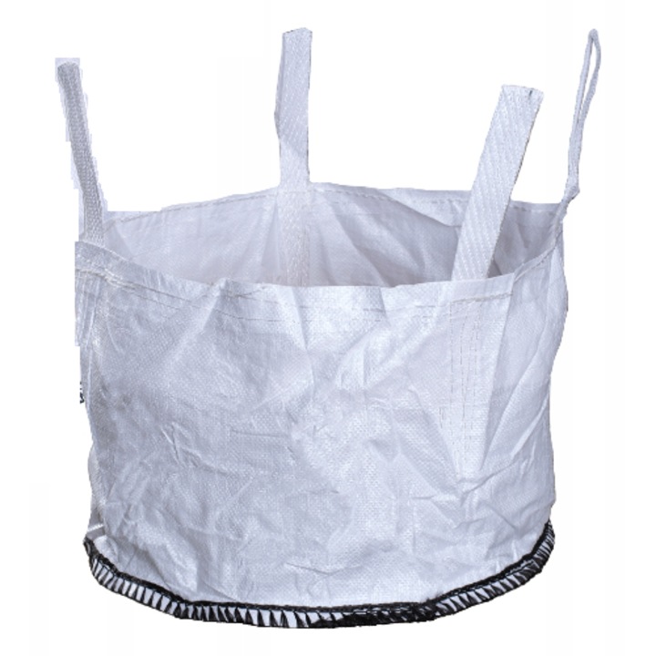 Geanta pentru plantare, Wimar WM, alb, 45x30cm, 48.5L, material rezistent, cu manere